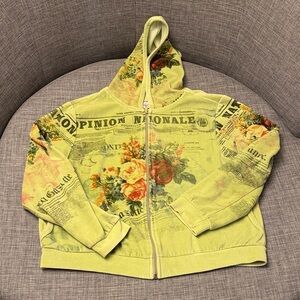 Floral Print Women's Hoodie Sweater